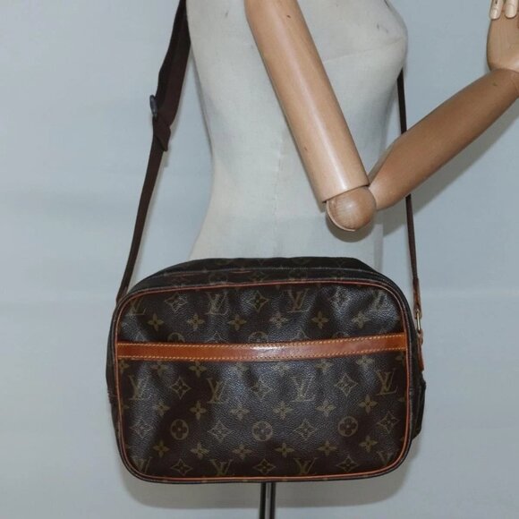 LOUIS VUITTON Monogram Reporter PM Shoulder Bag - Picture 1 of 16